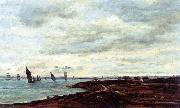 Charles-Francois Daubigny The Banks of Temise at Erith China oil painting reproduction